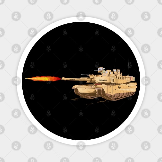 M1 Abrams - Desert War Magnet by twix123844